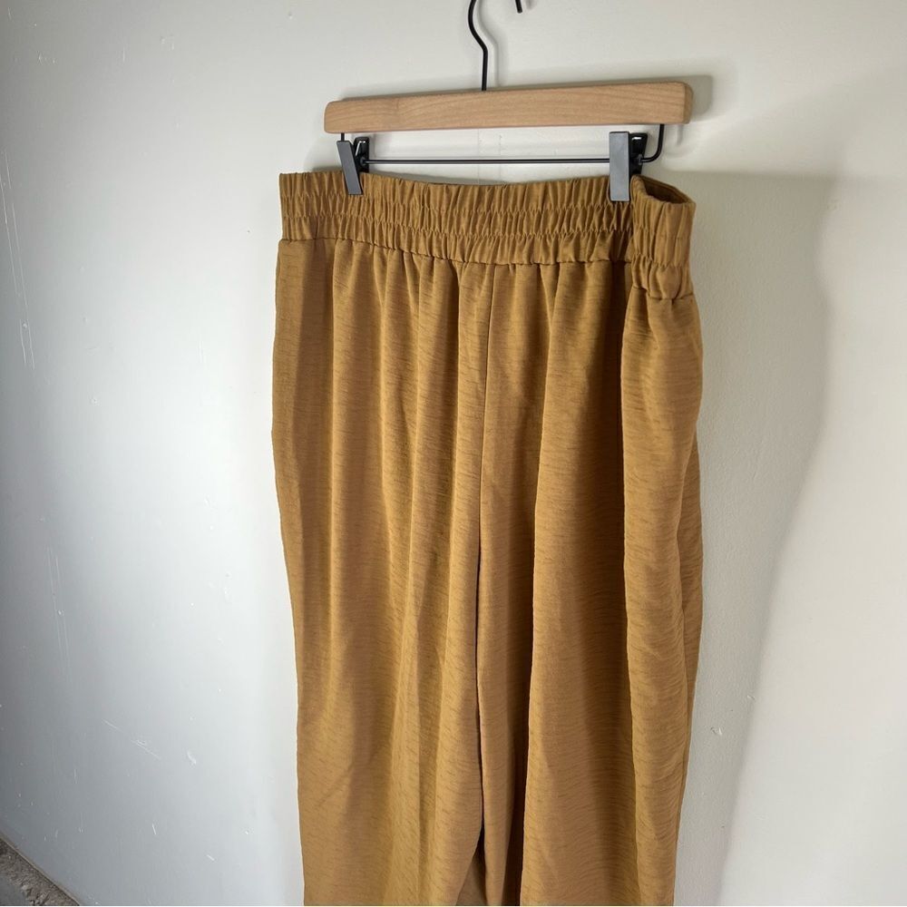 Nine West Camel Tan Brown Wide-Leg Crop Pants size XL - Picture 6 of 8